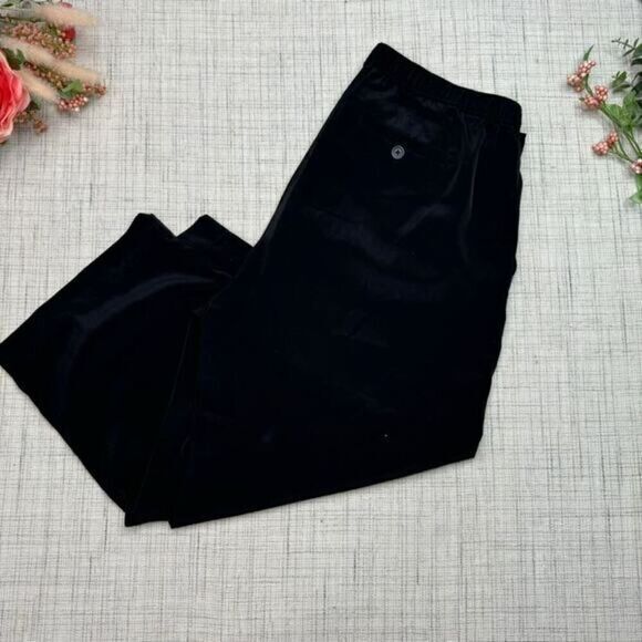 J‎ Crew Drapey Lightweight Patio Trouser Black Size 12 - Picture 9 of 9